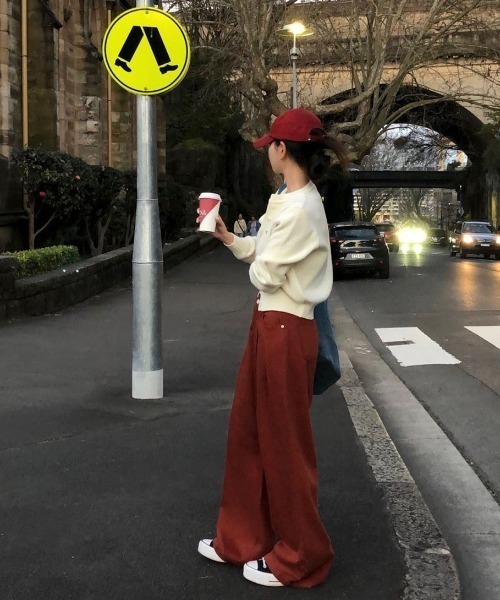 BEIDELLI（ベイデリー）の「[BELLIDE MADE] デイリーラウンドペンダントカーディガン（カーディガン/ボレロ・レディース・ネイビー/レッド/ブルー/グレー/ブラック/アイボリー・FREE）」の9枚目の写真