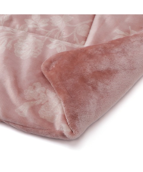 【セール】【オンラインショップ限定】WARMY 中わた入りブランケット フラワー シングル ピンク（ブランケット）｜Francfranc（フランフラン） wif.tv