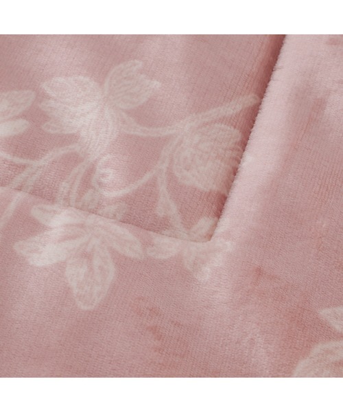 【セール】【オンラインショップ限定】WARMY 中わた入りブランケット フラワー シングル ピンク（ブランケット）｜Francfranc（フランフラン） wif.tv