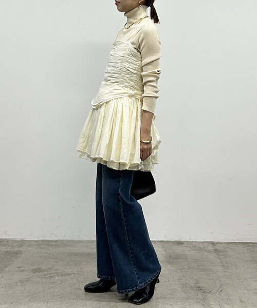 【セール】【crinkle crinkle crinkle】コルセットキャミソール（シャツ/ブラウス）｜LOUNGEDRESS（ラウンジドレス）