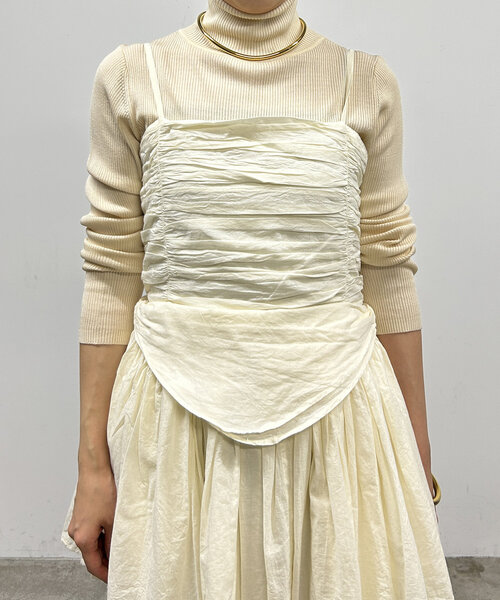 【セール】【crinkle crinkle crinkle】コルセットキャミソール（シャツ/ブラウス）｜LOUNGEDRESS（ラウンジドレス）