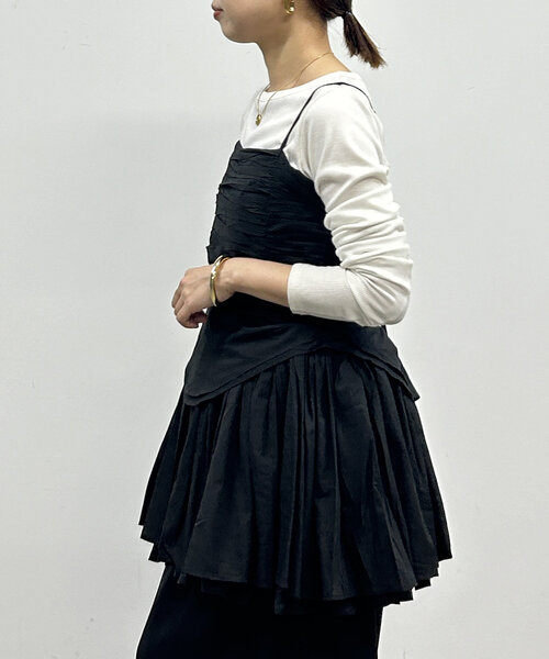 【セール】【crinkle crinkle crinkle】コルセットキャミソール（シャツ/ブラウス）｜LOUNGEDRESS（ラウンジドレス）