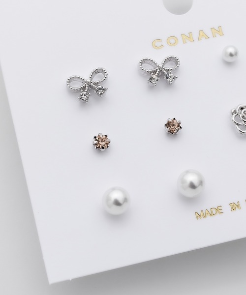 ciite'(シーテ)の「ピアス 6セット / pierce 6 set(ピアス(両耳用)・レディース・シルバー/ゴールド・FREE)」の7枚目の写真