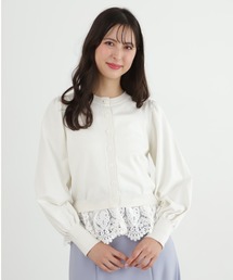 JILL STUART | ◆レースペプラムニットカーディガン(カーディガン/ボレロ)