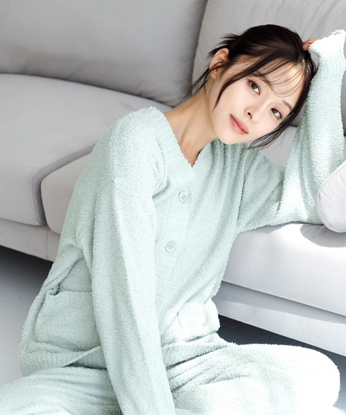 スターバックス テディベア柄 パジャマ、カーディガンセット Amazon | [STARBUCKS] スタバ スターバックス コラボ ジェラ ピケ