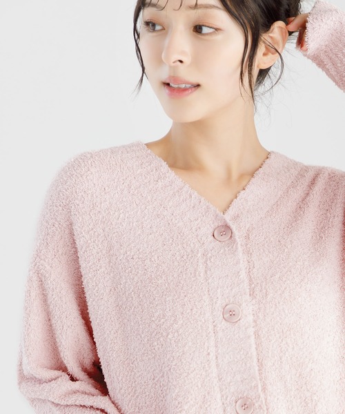 Dita(ディータ)の「モールニットカーディガン上下セット(ルームウェア/パジャマ・レディース・アイボリー/ピンク/ラベンダー/ミント/ブラウン系その他・FREE)」の12枚目の写真