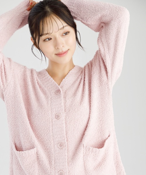 Dita(ディータ)の「モールニットカーディガン上下セット(ルームウェア/パジャマ・レディース・アイボリー/ピンク/ラベンダー/ミント/ブラウン系その他・FREE)」の14枚目の写真