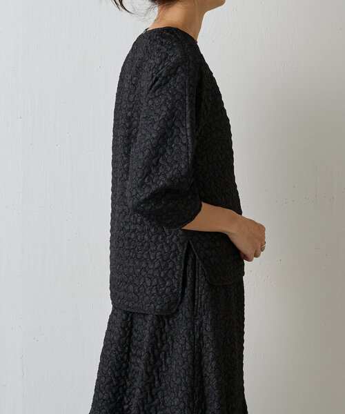 LIVETART（リヴェタート）の「《LIVETART》 ポコポコプルオーバー（シャツ/ブラウス・レディース・ブラック/グリーン・FREE）」の8枚目の写真