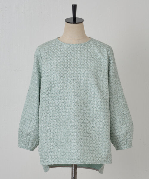 LIVETART（リヴェタート）の「《LIVETART》 ポコポコプルオーバー（シャツ/ブラウス・レディース・ブラック/グリーン・FREE）」の16枚目の写真