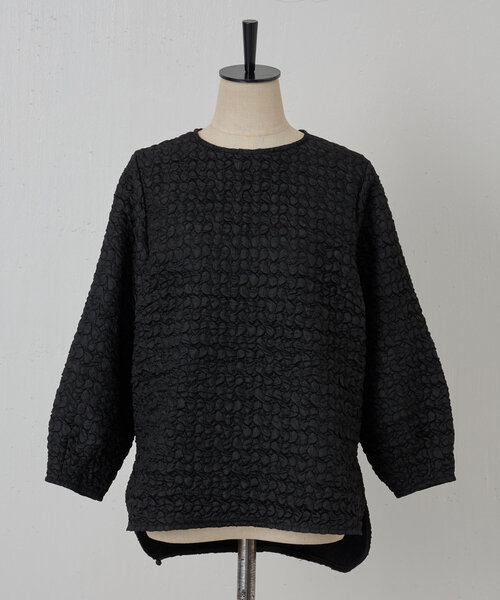 LIVETART（リヴェタート）の「《LIVETART》 ポコポコプルオーバー（シャツ/ブラウス・レディース・ブラック/グリーン・FREE）」の18枚目の写真