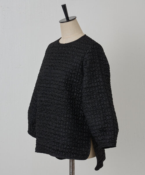 LIVETART（リヴェタート）の「《LIVETART》 ポコポコプルオーバー（シャツ/ブラウス・レディース・ブラック/グリーン・FREE）」の19枚目の写真