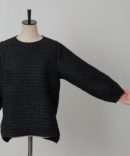 LIVETART（リヴェタート）の「《LIVETART》 ポコポコプルオーバー（シャツ/ブラウス・レディース・ブラック/グリーン・FREE）」の22枚目の写真