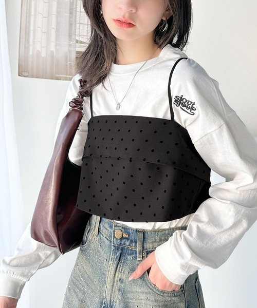 キトル　kittle 2way キャミソール　ビスチェ キトル kittle 2way キャミソール ビスチェ TALLサイズ 〕 【前後2WAY