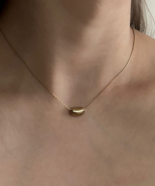 トレゾア ドロップネックレスゴールド