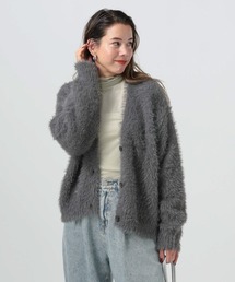 BAYFLOW | [柔らかな着心地]シャギーニットカーディガン(カーディガン/ボレロ)
