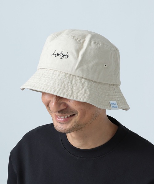 BAYFLOW（ベイフロー）の「LIKEYEETロゴツイルハット（ハット・メンズ・ブラウン/ブラック/ナチュラル・FREE）」の2枚目の写真