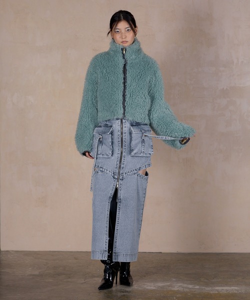 【THINGS THAT MATTER】24AW ファーブルゾン THINGS THAT MATTER（シングス ザット マター）の「NEW CRIMPED