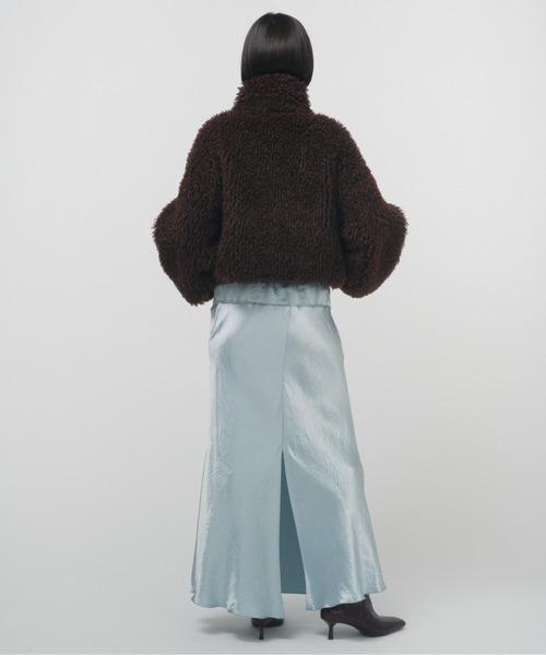 ジャケット・アウター NEW CRIMPED FUR CROPPED BLOUSON NEW CRIMPED FUR CROPPED BLOUSON / ニュークリンプドファー