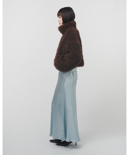 セール】NEW CRIMPED FUR CROPPED BLOUSON / ニュークリンプドファー