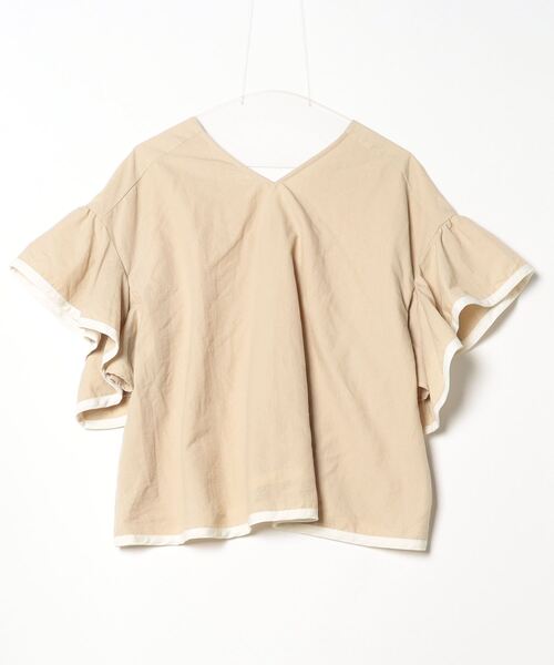 Deuxieme Classe Spice color Tシャツベージュ.カーキヴェロ Deuxieme Classe Spice color Tシャツベージュ.カーキヴェロ