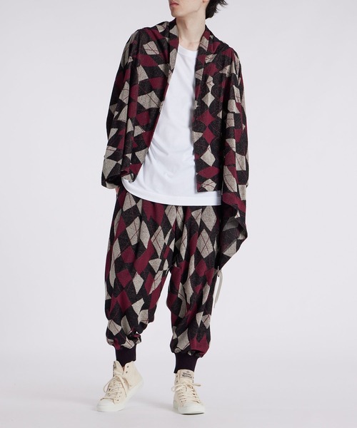 【ヴィヴィアンウエストウッドマン】ハーレークィーンラップカーディガン（美品） Vivienne Westwood MAN（ヴィヴィアンウエストウッドマン）の