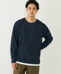 SHIPS Colors:〈洗濯機可能〉サカリバ フェイクレイヤード ロングスリーブ カットソー