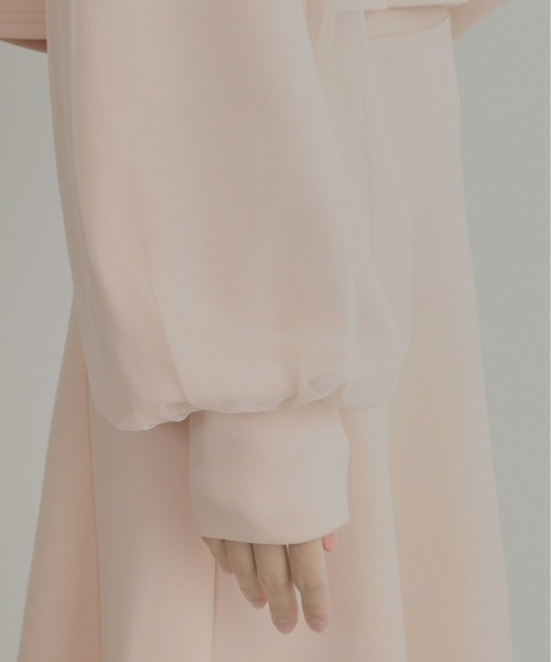 Olu.(オルドット)の「チュールドッキングセットアップ(セットアップ・レディース・ピンク/グレー・0/1)」の3枚目の写真
