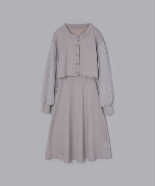 Olu.(オルドット)の「チュールドッキングセットアップ(セットアップ・レディース・ピンク/グレー・0/1)」の12枚目の写真