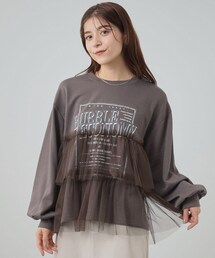 b4143【キューティーブロンド】レディース　スウェット　長袖　ライトグレー　M Cutie-Blonde 商品一覧｜SHOO・LA・RUE（シューラルー）の公式