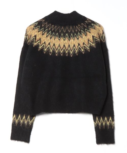 ニット セーター CLYDE FAIR ISLE FUNNEL NECK JUMPER | CLYDE FAIR ISLE ファンネル ネック ニット CLYDE FAIR ISLE FUNNEL NECK JUMPER | CLYDE FAIR ISLE