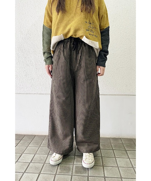 Rydia（リディア）の「バギーイージーパンツ（その他パンツ・レディース・ブラック系その他/ブラウン系その他/ホワイト系その他・M）」の2枚目の写真