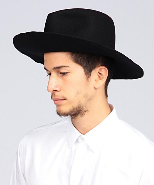 KIJIMA TAKAYUKI（キジマ　タカユキ）の「KIJIMA TAKAYUKI（キジマタカユキ） WIDEBLIM HAT（ハット・メンズ・ブラック/ブラウン/ケリー/ネイビー・2）」の9枚目の写真