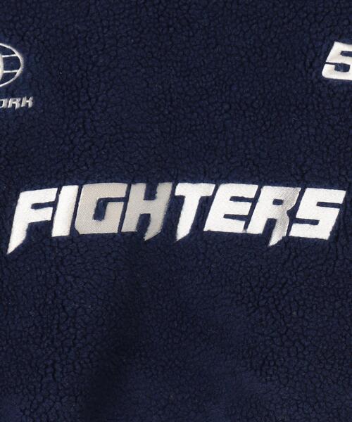 WEGO(ウィゴー)の「WEGO/スポーツグラフィックボアショートプルオーバー(スウェット・レディース・ネイビー/ホワイト・FREE)」の9枚目の写真