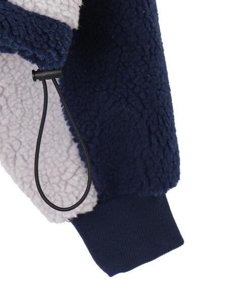 WEGO(ウィゴー)の「WEGO/スポーツグラフィックボアショートプルオーバー(スウェット・レディース・ネイビー/ホワイト・FREE)」の10枚目の写真