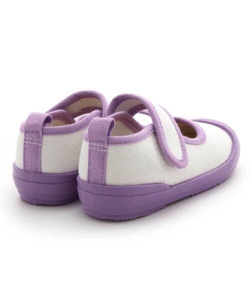 BREEZE（ブリーズ）の「上履き（スリッポン・キッズ・チャコール/パープル/グレー/ベージュ・14/15 /16/17/18/19）」の8枚目の写真