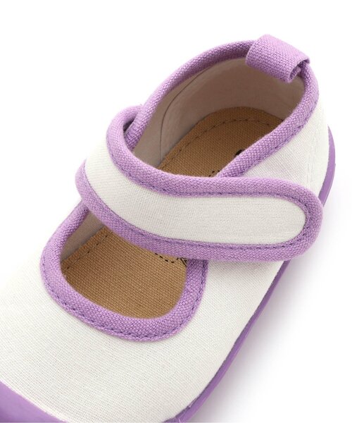 BREEZE（ブリーズ）の「上履き（スリッポン・キッズ・チャコール/パープル/グレー/ベージュ・14/15 /16/17/18/19）」の9枚目の写真