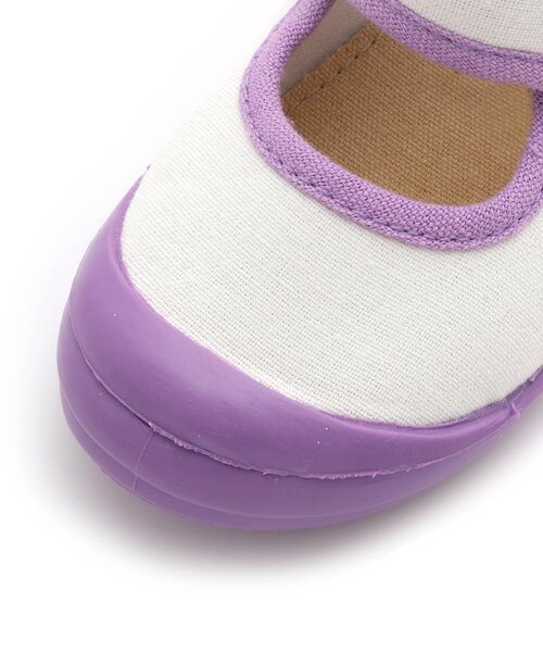 BREEZE（ブリーズ）の「上履き（スリッポン・キッズ・チャコール/パープル/グレー/ベージュ・14/15 /16/17/18/19）」の12枚目の写真