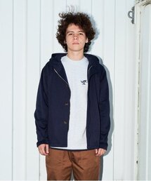 GLAZOS（グラソス）の「【大人向けサイズあり】カットフードジャケット（ブルゾン）」