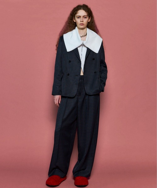 メゾンスペシャル　ジャケット　スラックス　ブルー　セットアップ 楽天市場】MAISON SPECIAL 【WEB限定】【SPECIAL FACTORY コラボ