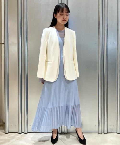 PINKY&DIANNE（ピンキーアンドダイアン）の「◆シアーコンビフレアーニットワンピース（ワンピース・レディース・ブルー系その他3/ネイビー・38）」の19枚目の写真