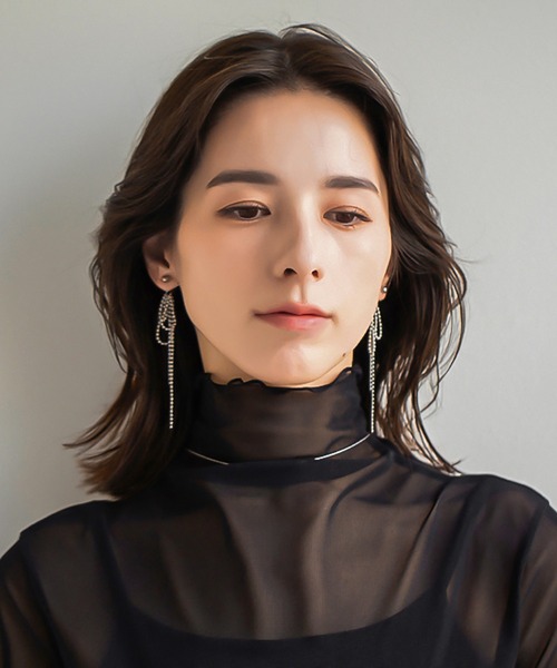 kirakiraShop（キラキラショップ）の「リボン モチーフ ボールチェーン ピアス（ピアス（両耳用）・レディース・ゴールド/シルバー・FREE）」の11枚目の写真