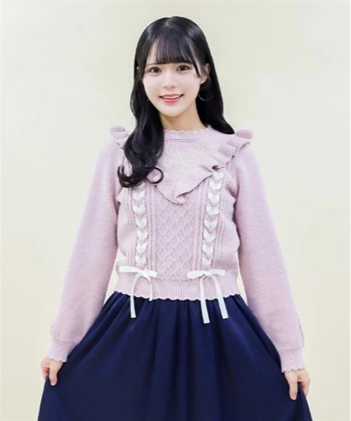 ニット セーター アンジェリック　クワイヤプルオーバー レディース axes femme POETIQUE ニット セーター アンジェリック クワイヤ