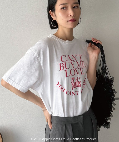 GOOD ROCK SPEED(グッドロックスピード)の「【GOOD ROCK SPEED】THE BEATLES/WH(Tシャツ/カットソー・レディース・ホワイト・FREE)」の12枚目の写真