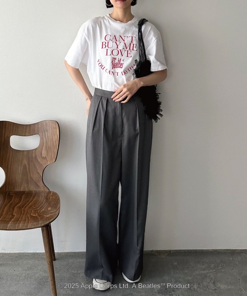 GOOD ROCK SPEED(グッドロックスピード)の「【GOOD ROCK SPEED】THE BEATLES/WH(Tシャツ/カットソー・レディース・ホワイト・FREE)」の9枚目の写真