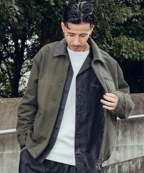 Paisley open collar L/S shirt（シャツ/ブラウス）｜Subciety