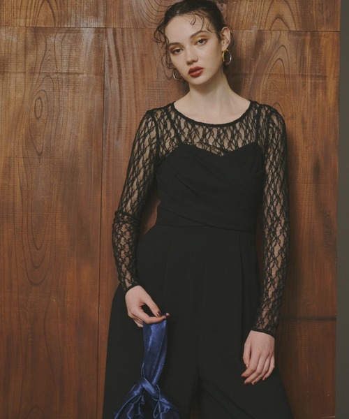 ANDRESD(アンドレスド)の「クロスオールインワンドレス / cross all in one dress(パンツドレス・レディース・ベージュ/ブルー/ブラック・S/M/L)」の22枚目の写真