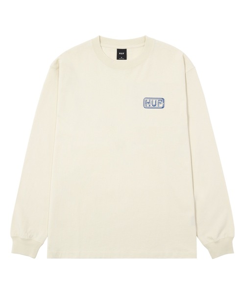 HUF（ハフ）の「MASHUP LS TEE（Tシャツ/カットソー・メンズ・ホワイト/ブラック/ナチュラル・XX-LARGE/X-SMALL/LARGE/X-LARGE/MEDIUM/SMALL）」の13枚目の写真