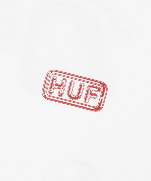 HUF（ハフ）の「MASHUP LS TEE（Tシャツ/カットソー・メンズ・ホワイト/ブラック/ナチュラル・XX-LARGE/X-SMALL/LARGE/X-LARGE/MEDIUM/SMALL）」の7枚目の写真