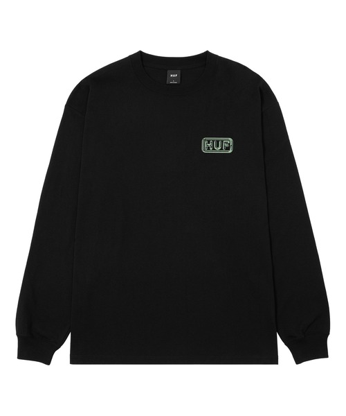HUF（ハフ）の「MASHUP LS TEE（Tシャツ/カットソー・メンズ・ホワイト/ブラック/ナチュラル・XX-LARGE/X-SMALL/LARGE/X-LARGE/MEDIUM/SMALL）」の9枚目の写真