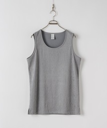 CASPER JOHN | Striped crepe tank top/楊柳タンクトップ(タンクトップ)